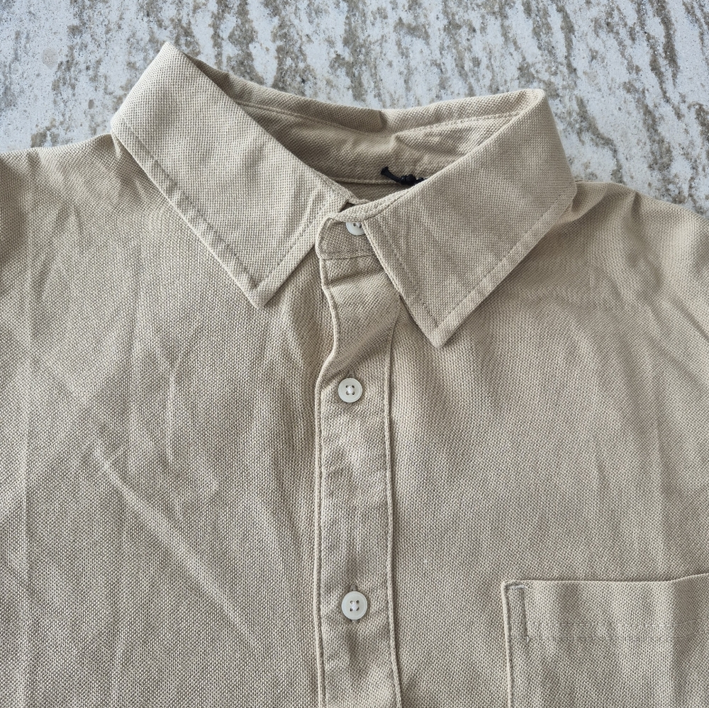 Kenneth Cole Men's Pique Knit Polo Shirt NEW Size Large
